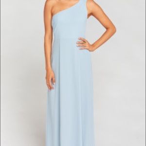 Show Me Your Mumu Steel Blue Chiffon Eliza